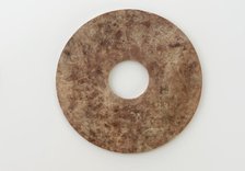 Disk (bi) with spirals, Eastern Zhou dynasty, 475-221 BCE. Creator: Unknown.