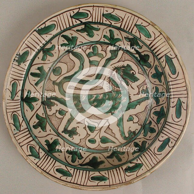 Dish, Italian, early 15th century. Creator: Unknown.