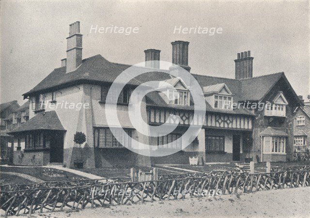 Bournville: cottages in Holly Grove by WA Harvey, c1900 (1901-1902). Artist: Unknown.