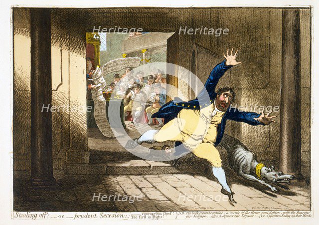 Stealing off; - or - prudent Secession, 1798.