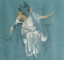 Study of Circe, c1870-1910. Creator: John MacAllan Swan.