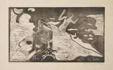 Auti Te Pape, 1868-94; Printed 1921. Creator: Paul Gauguin.
