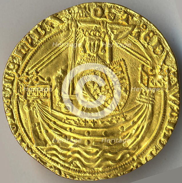 Noble of Edward III (r. 1327-77) , British, 1361-69. Creator: Unknown.