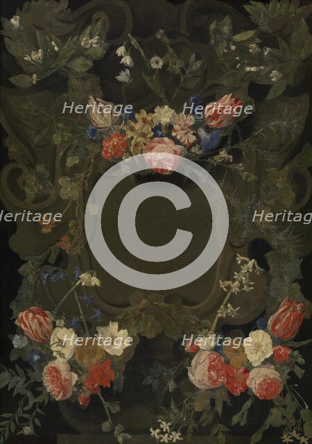 Garland of Flowers, c1640-1660. Creator: Jan Philips van Thielen.