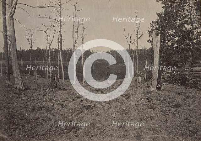 Battle Ground of Resacca, Georgia No. 1, 1860s. Creator: George N. Barnard.
