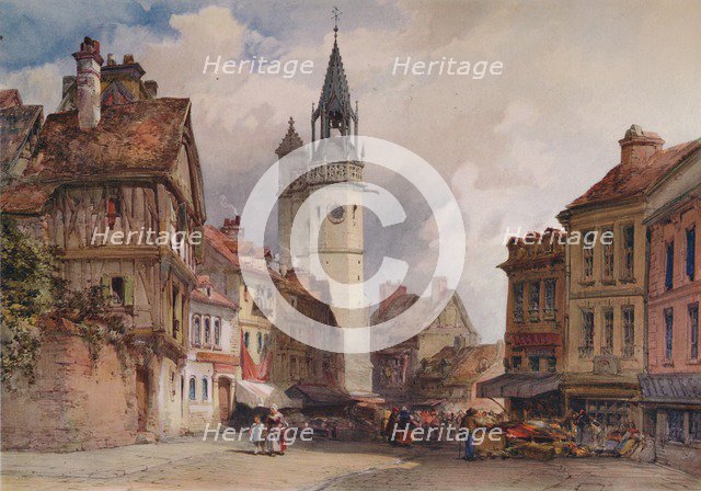 'Evreux', c1855. Artist: William Callow.