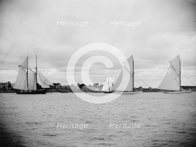 Yachts in Marblehead Harbor, June 28, 1888, 1888 June 28. Creator: Unknown.