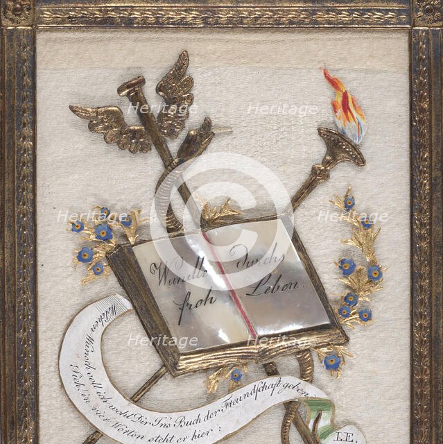 Greeting Card...., ca. 1825. Creator: Johannes Endletzberger.