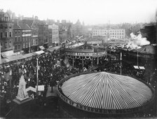 Goose Fair, Market Place, Nottingham, Nottinghamshire, 1910. Artist: Henson & Co