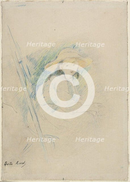 Seated Girl (Julie Manet), c. 1890. Creator: Berthe Morisot.