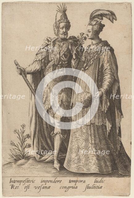 Intempestivis impendere..., 1597. Creator: Robert Boissard.