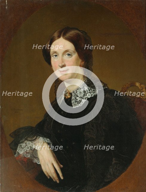 Portrait of N.I. Panina, 1855. Artist: Tropinin, Vasili Andreyevich (1776-1857)