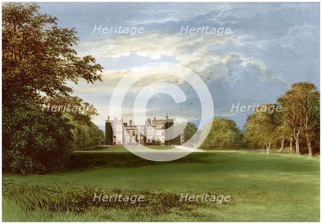 Chillingham Castle, Northumberland, home of the Earl of Tankerville, c1880. Artist: Unknown