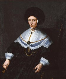 Portrait of Maria Salome von Stalburg (1602-1646), Wife of Johann Maximilian zum Jungen, c1641. Creator: Jeremias van Winghe.