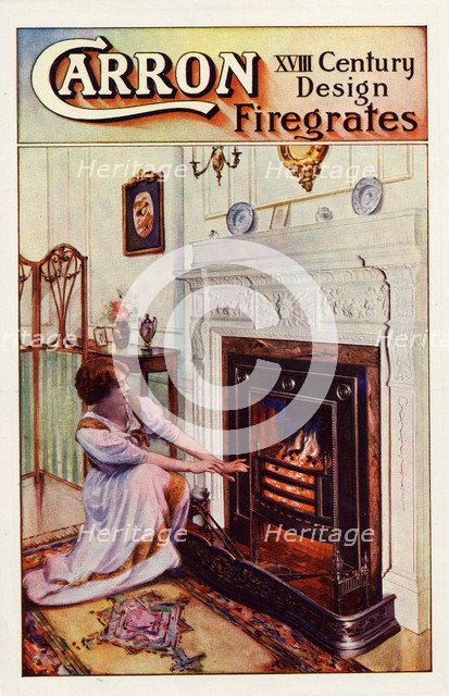 Carron firegrates, 1915. Artist: Unknown