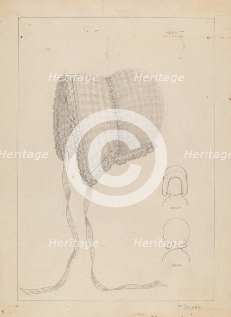 Cap, 1935/1942. Creator: Percival Jenner.