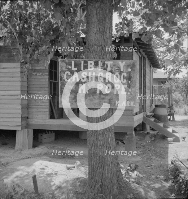 Mississippi grocery store, 1937. Creator: Dorothea Lange.