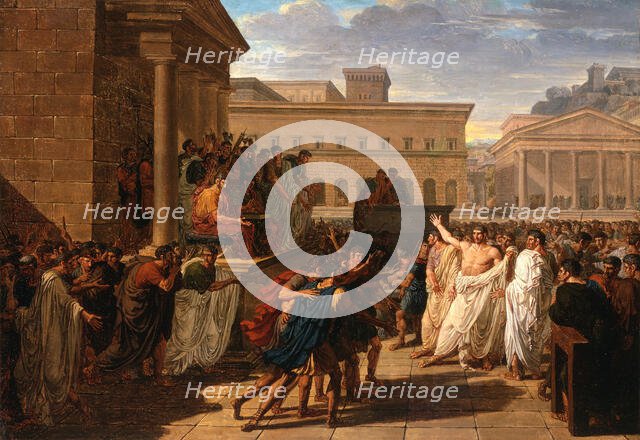 Brutus Listening to the Ambassadors from the Tarquins, c1815. Creator: Louis Lafitte.