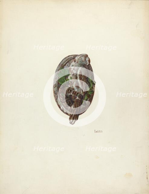 Door Knocker, c. 1940. Creator: Winifred Luten.