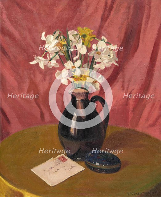 Narcissus, 1915. Creator: Vallotton, Felix Edouard (1865-1925).