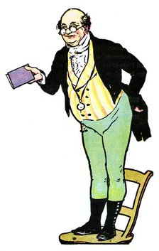Mr Pickwick, from The Pickwick Papers by Charles Dickens, 1912. Artist: Unknown