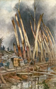 'The offensive of Yser', 1917, (1926).Artist: Francois Flameng