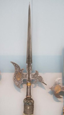 Halberd of Christian I (reigned 1586-91) or Christian II of Saxony, German, c1590-1610. Creator: Unknown.