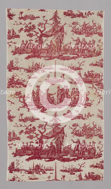 La Caravane du Caire (The Caravan from Cairo) (Furnishing Fabric), France, 1785/89. Creator: Petitpierre et Cie.