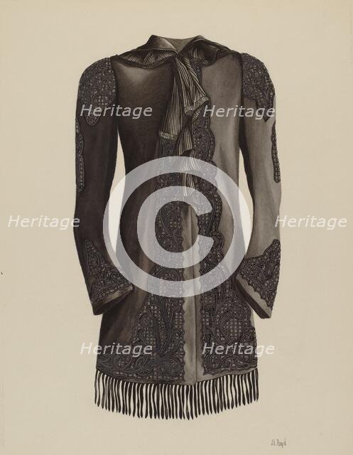 Afternoon Coat, c. 1938. Creator: Joseph L. Boyd.