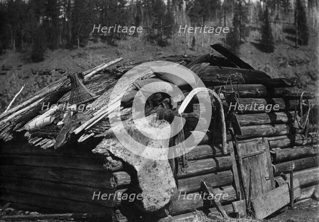 Yurt of the Ilga Tungus, 1920-1929. Creator: Unknown.