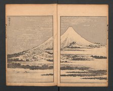 Mount Fuji of the Bamboo Grove, from One Hundred Views of Mount Fuji, 1835. Creator: Hokusai.
