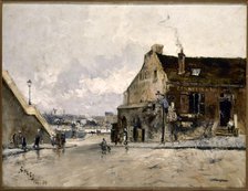 Rue Beethoven, in Passy, 1884. Creator: Frank Myers Boggs.