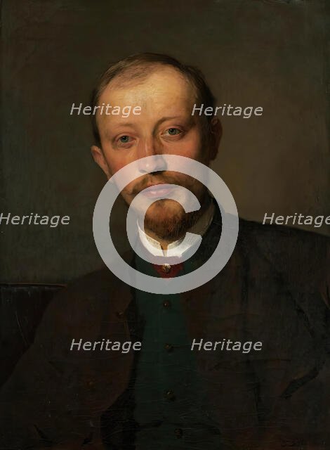 The painter Franz Jaschke, 1887. Creator: Ernst Stohr.