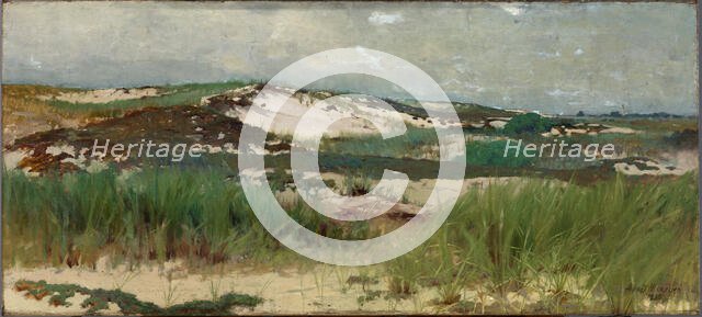 Nantucket Sand Dune, ca. 1890. Creator: C. Morgan McIlhenney.