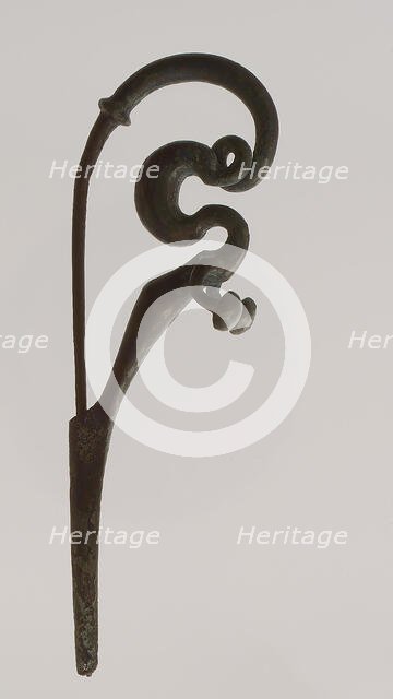 S-Shaped Brooch, Celtic, 6th century B.C. Creator: Unknown.