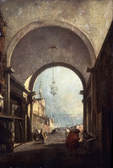 'City View', 1770s.  Artist: Francesco Guardi