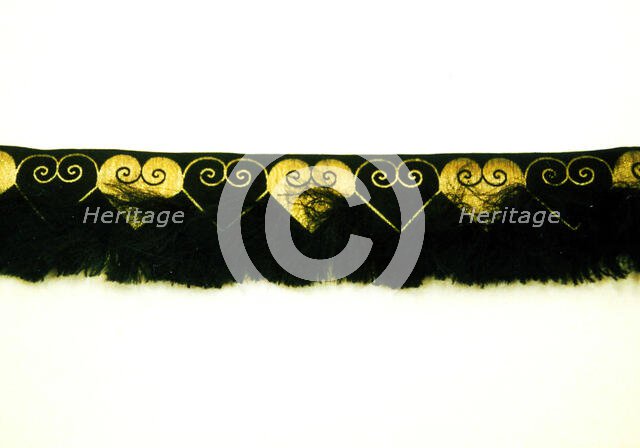 Ribbon, England, c. 1840/50. Creator: Unknown.