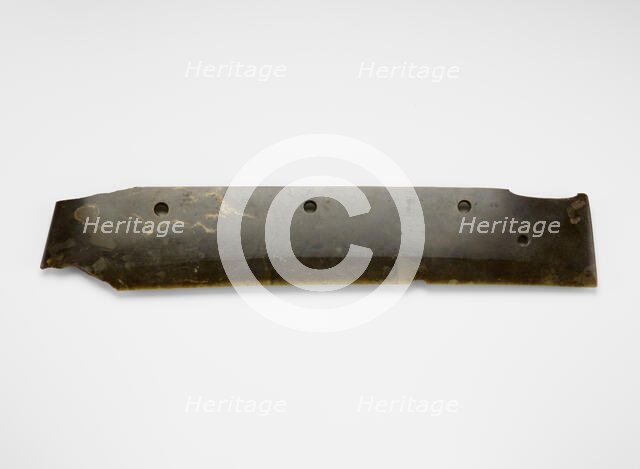 Harvesting knife (hu ?), fragment, Late Neolithic period, ca. 2000-ca. 1700 BCE. Creator: Unknown.