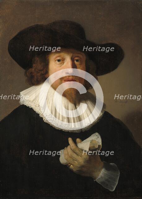 Man with a Sheet of Music, 1633. Creator: Rembrandt Harmensz van Rijn.