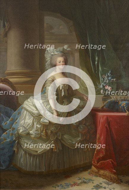 Portrait of Queen Marie Antoinette of France (1755-1793), c. 1785.