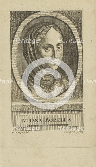 Portrait of Juliana Morell (1594-1653) , before 1777. Creator: Eichel, Emanuel (1717-1782).