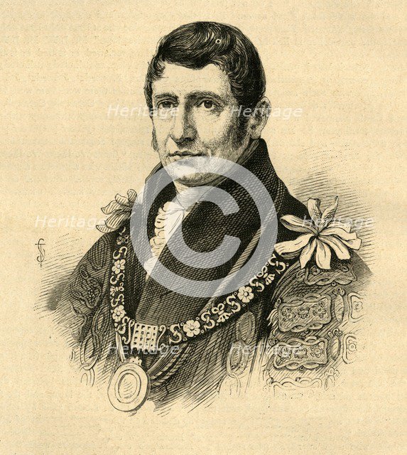 'Alderman Waithman, from an Authentic Portrait', (1897). Creator: Unknown.