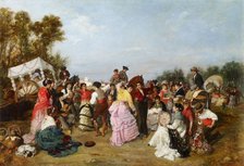 At the Torrijos Pilgrimage. Artist: Cabral Aguado-Bejarano, Manuel (1827-1891)