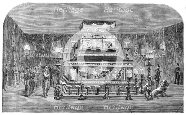Lying in State of the Remains of the late King of Denmark..., Copenhagen, 1864. Creator: Unknown.
