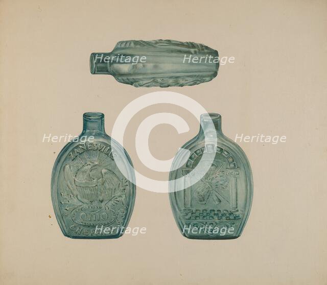 Flask, c. 1940. Creator: Henry Moran.