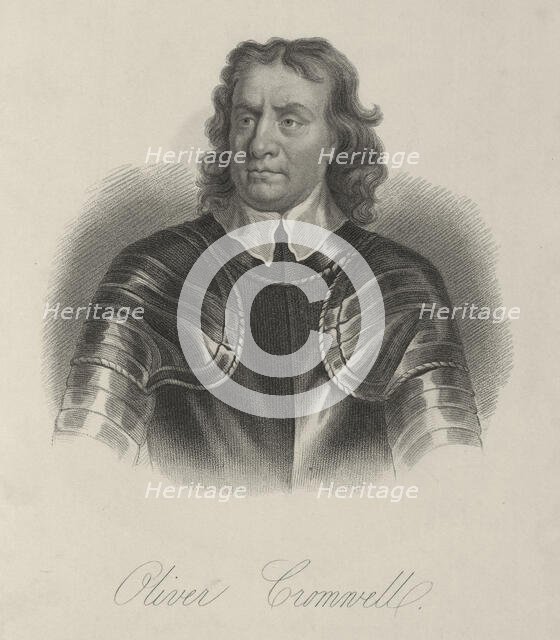 Oliver Cromwell, c1650, (1834-1837). IMAGE QUALITY Creator: Samuel Freeman.