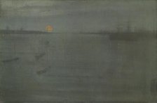 Nocturne: Blue and Gold - Southampton Water, 1872. Creator: James Abbott McNeill Whistler.