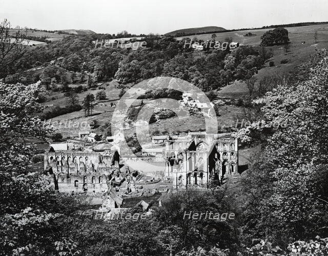 Rievaulx Abbey, Yorkshire, c1955.  Creator: Arthur Charles Kirby Ware.