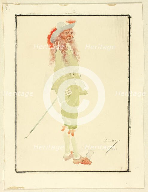 A Cavalier, 1900. Creator: Philip William May.