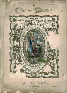 'A Christmas Souvenir', cover page to sheet music, c1860s. Artist: Unknown.